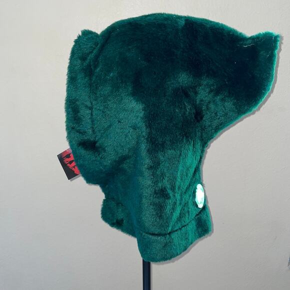 HALLOWEEN III HORROR MOVIE GREEN WITCH LATEX MASK WITH HOOD COSTUME NWT - Picture 2 of 6